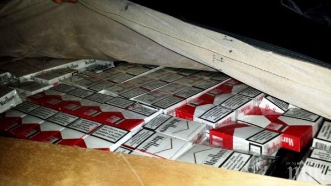 Хванаха 1 милион контрабандни цигари на Капитан Андреево