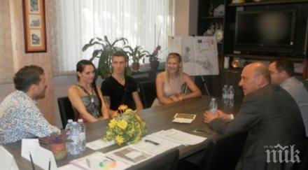световни вицешампиони гостуваха поморийския кмет иван алексиев