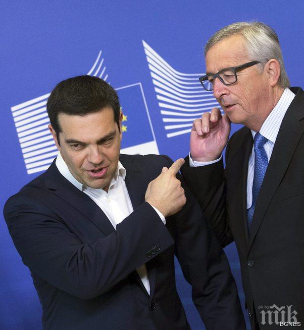 Ципрас преговаря с Юнкер, Драги и Лагард в сряда