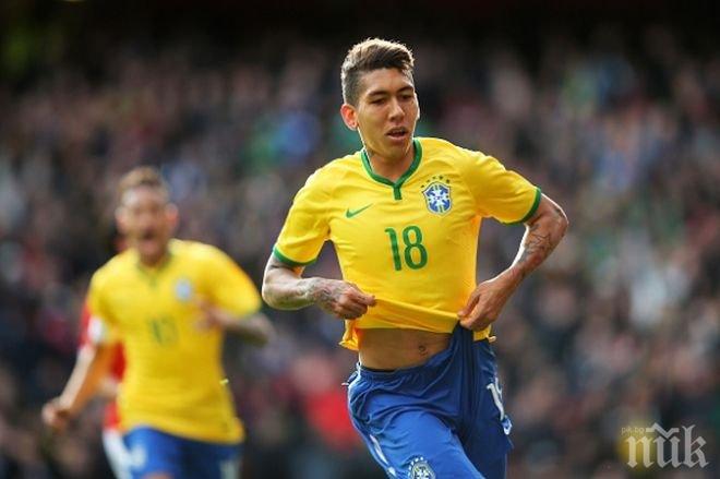 Фирмино е вторият най-скъп трансфер в историята на Ливърпул