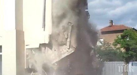 вижте момента рухва гимназията казанлък зрелищно видео