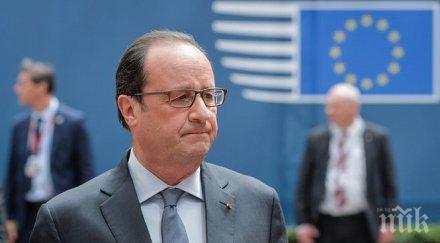 оланд осъди бурните таксиметрови протести