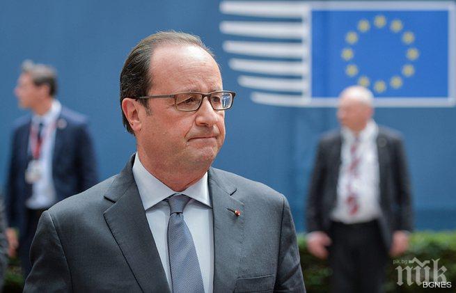 Оланд осъди бурните таксиметрови протести 