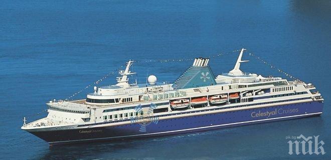 Десетина българи са на круизния кораб, сблъскал се с танкер