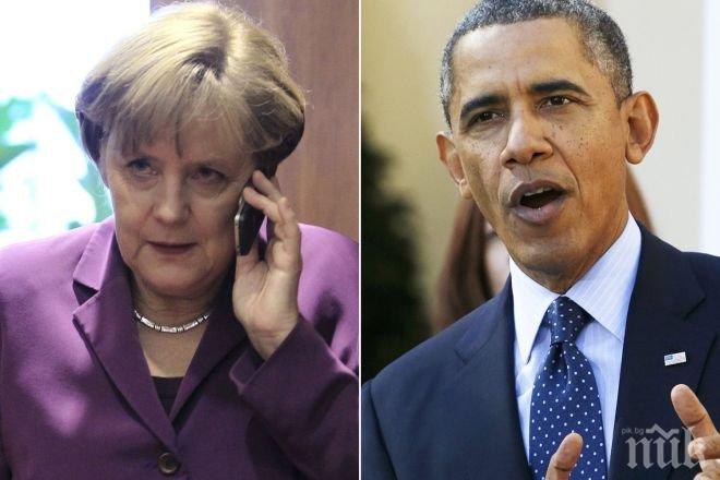 Обама и Меркел: Критично важно е да се намери начин Гърция да остане в еврозоната