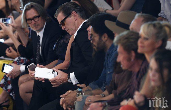 Пиърс Броснан и Лени Кравиц огледаха модели на Слиман