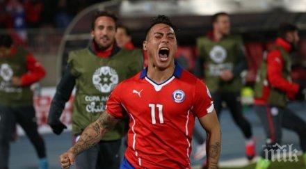 чили първият финалист копа америка