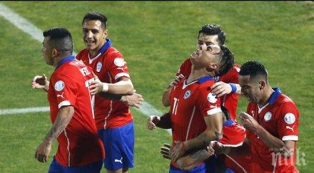 чили човек повече справи перу чака съперника финала