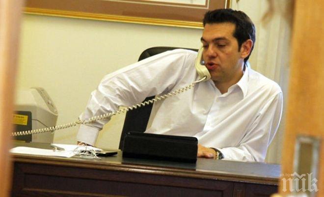 Ципрас разговаря по телефона с Юнкер и Марио Драги