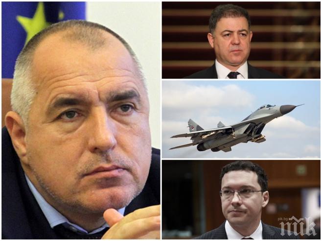 Борисов бламира министрите Ненчев и Митов за новите изтребители - връщаме се на варианта с МиГ-29