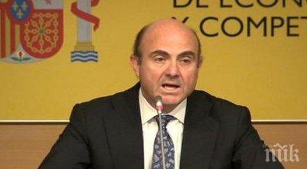 испанският министър икономиката разговорите гърция остават отказ референдума