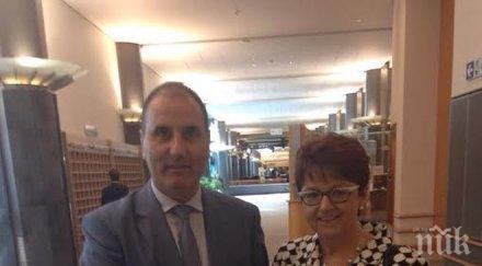 цветанов разговаря председателя комисията бюджетен контрол ингеборг гресле