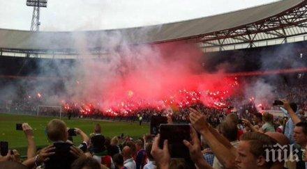 000 изгледаха първата тренировка фейенорд