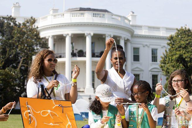 Скаути щурмуват ваканционно Белия дом