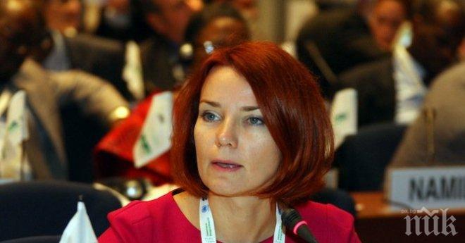 Външната министърка на Естония хвърли оставка