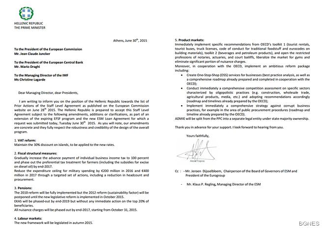 Ципрас приема условията на кредиторите