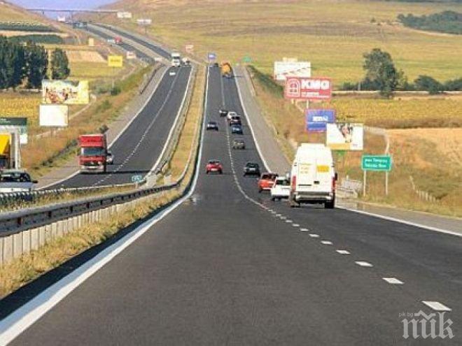 Завърши ремонтът на още 12 км от АМ „Тракия”