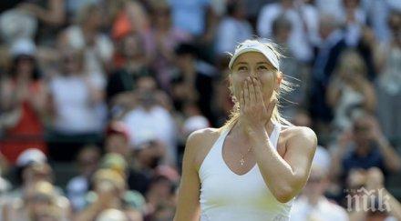 шарапова преодоля бегу продължава напред уимбълдън