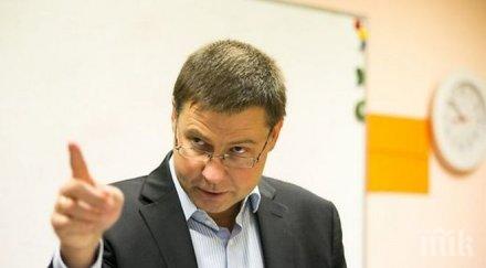 домбровскис изготвянето третия пакет помощ гърция отнеме време