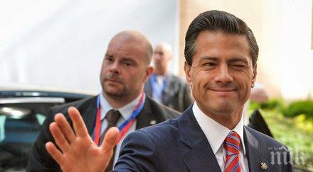 самолетът мексиканския президент излезе пистата