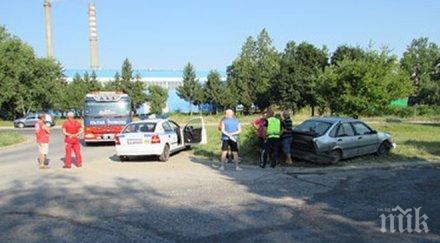 пик забързан шофьор направи верижна катастрофа русе
