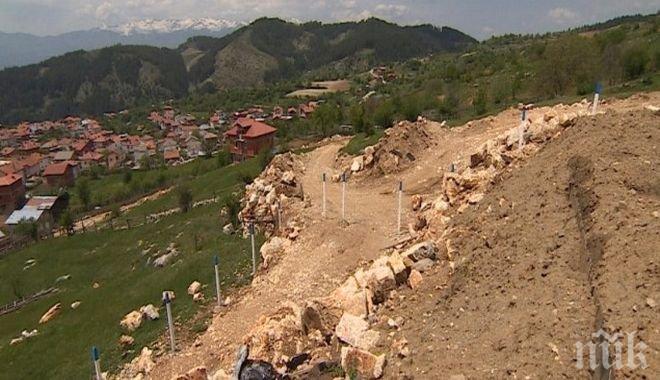 Обитаващи незаконни постройки в Гърмен отказали социални услуги