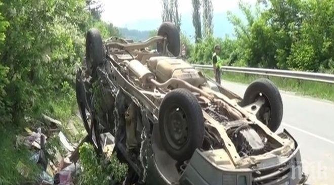 Поредна тежка катастрофа на магистрала Тракия - за щастие няма жертви