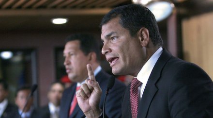 президентът еквадор очаква покушение цру