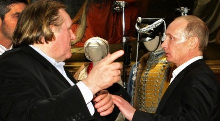 владимир путин видя жерар депардийо сочи
