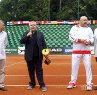 Спортният министър Красен Кралев откри тенис шоуто на годината 