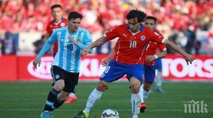 чили пренаписа историята копа америка сълзите отново меси аржентина снимки