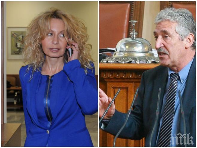 Краси Велчев: Екстрасенска каза, че депутатите сме тъпи копелета! Беновска: Копеле вече значи „висша степен на тъпанар”!