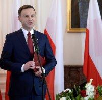 Новият полски президент ще бъде твърд към Русия
