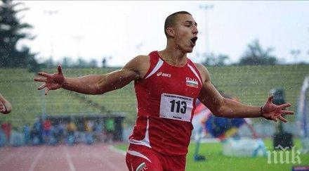 петър пеев стана балкански шампион 100 метра