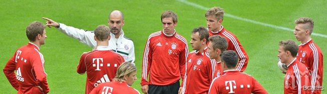 Свада между Мюлер и Гуардиола на тренировка