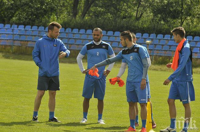 Георги Костадинов направи първа тренировка с Левски