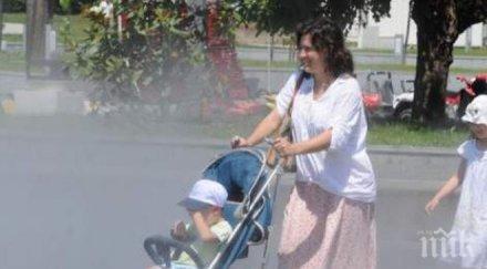 бургас уби жегата ново съоръжение хората разхлаждат