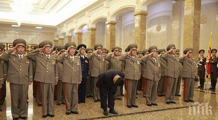 кого покланя дълбоко ким чен