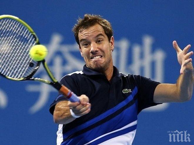 Гаске спечели играта на нерви с Вавринка