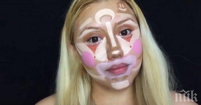 Помислих, че тя си направи маска за карнавал, но всъщност идеята й беше брилянтна!