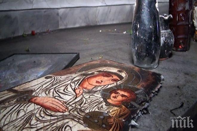 Опожареният параклис край Сопот отново отвори врати за поклонници