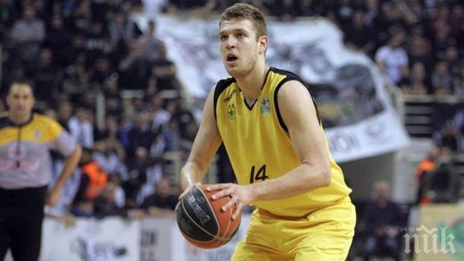 Сашо Везенков е MVP на сезона в Гърция