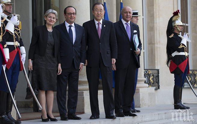 Оланд ще награди с почетния легион Ирина Бокова