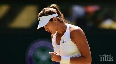 радванска можа спре мугуруса първия финал уимбълдън