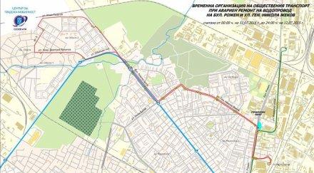 организация движението софия заради ремонти уикенда