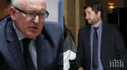 бомба пик правосъдният министър забил втори нож гърба българия иванов поискал зам председателя унищожителен доклад прокара съдебната реформа радан дър