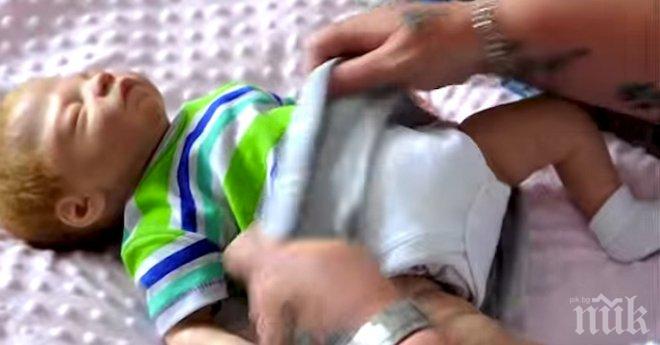 Погледни внимателно това новородено бебе. Таткото подава молба за развод заради тази шокираща причина...