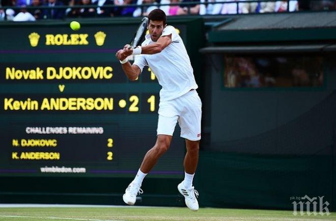 Джокович не даде шанс на палача на Гришо и ще играе за титлата на Уимбълдън