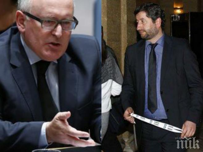 БОМБА в ПИК! Правосъдният министър забил втори нож в гърба на България! Иванов поискал от зам.-председателя на ЕК унищожителен доклад, за да прокара съдебната си реформа! Радан му дърпал конците!