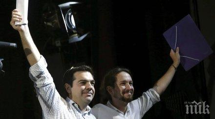 гръцки урок испанските популисти